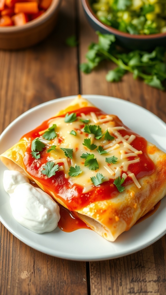 Easy Rotisserie Chicken Enchiladas Recipe